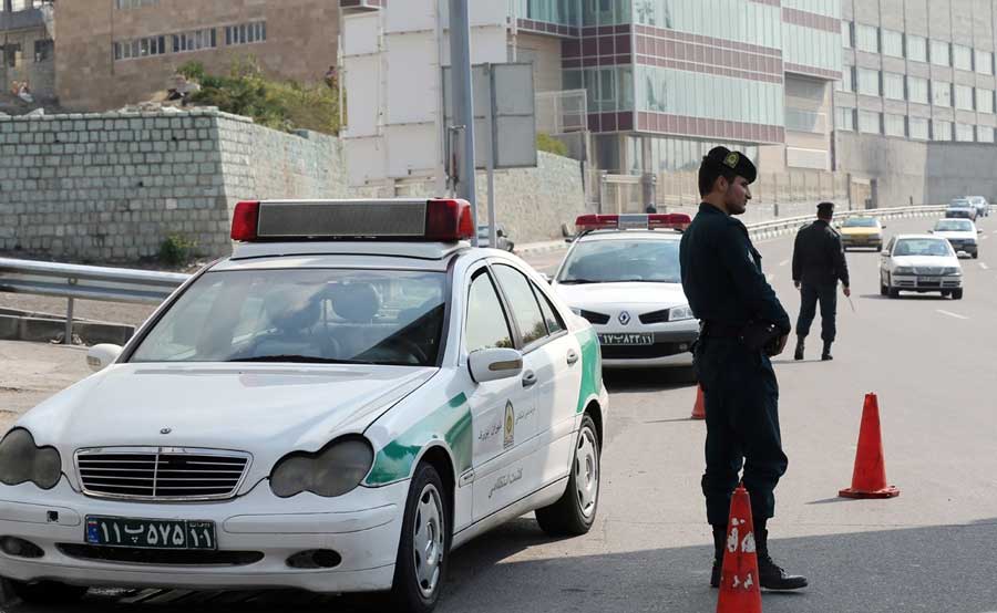 گشت انتظامی در شهر